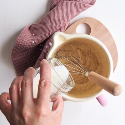 Zubereitung von Griessbrei