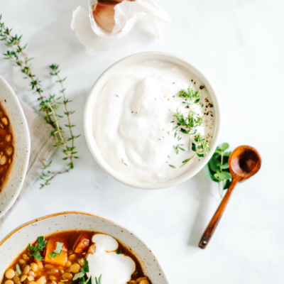 Fertige Knoblauchcreme