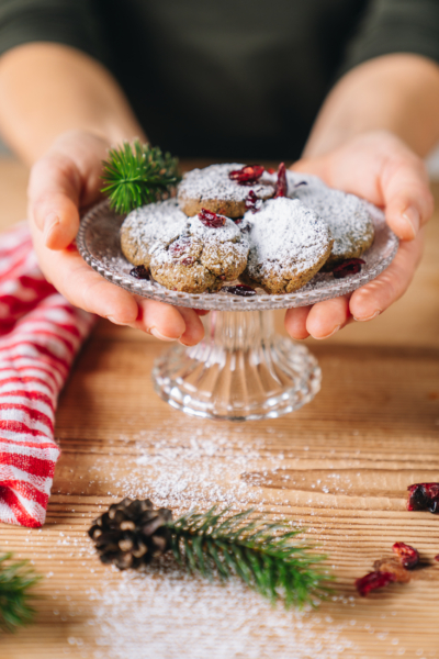 weihnachtliche Plätzchen mit Bio-Hanfmehl