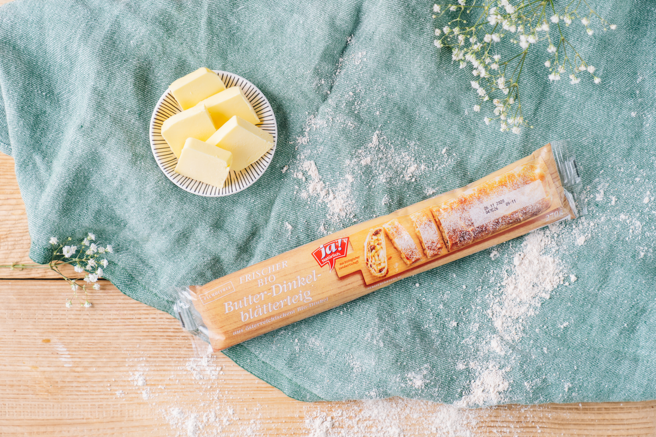 Endlich wieder da: Ja! Natürlich Dinkelblätterteig