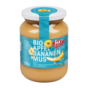 Bio-Apfel-Bananenmus