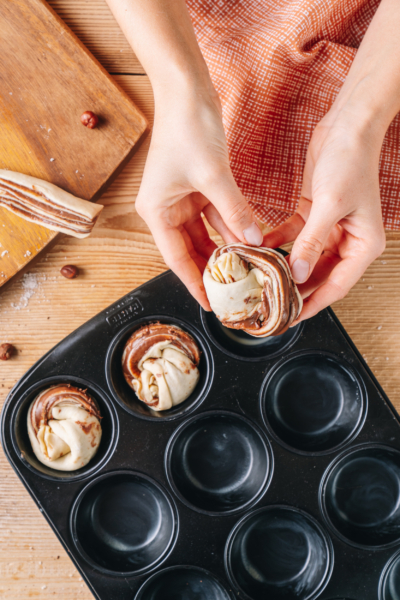 ab in die Muffinform