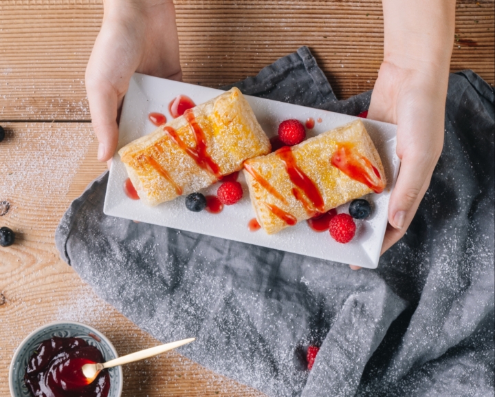 Golatsche mit Skyr-Marmelade-Füllung