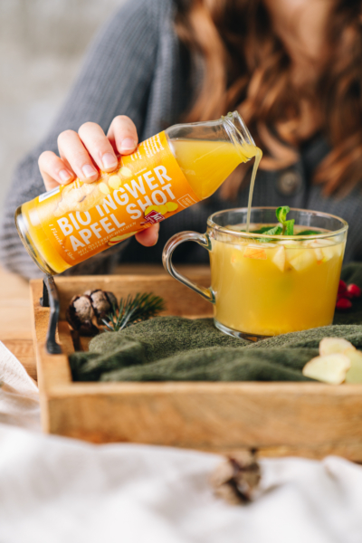 Ingwer-Apfel Shot