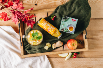 Zutaten für Apfel-Ingwer Punsch