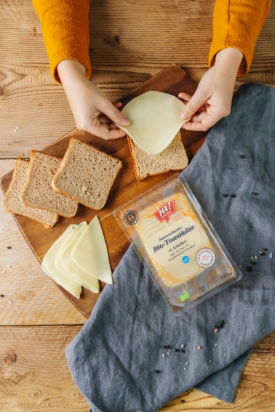 ein richtig hochwertiger Toastkäse