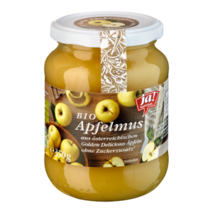 Bio-Apfelmus Sorte Golden Delicious