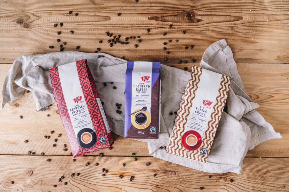Aus 2 mach 3: Bio-Kaffee im neuen Gewand