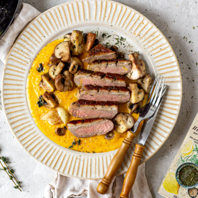 Knusprige Bio-Entenbrust