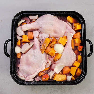 Entenkeueln drauf legen