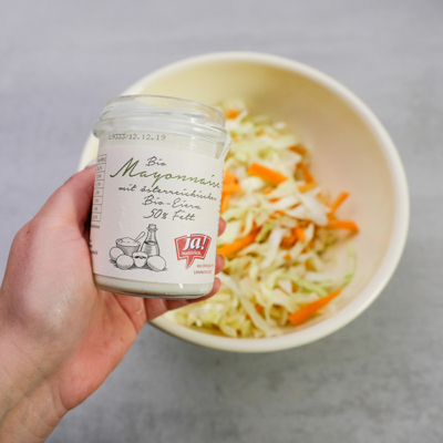 Cole Slaw vorbereiten