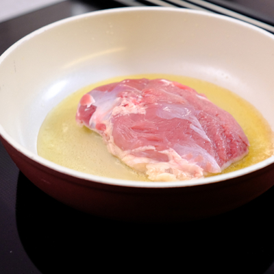 4 Minuten scharf auf der Hautseite anbraten