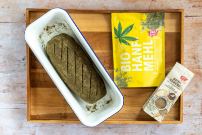 low carb Hanfbrot
