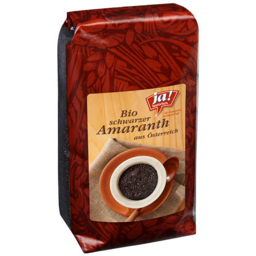 Eine Packung Ja! Natürlich Bio-Amaranth.