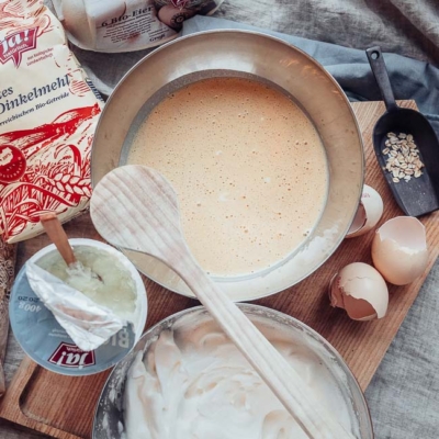 Skyr Kaiserschmarrn mit Fruchtmus