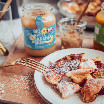 Skyr Kaiserschmarrn mit Fruchtmus