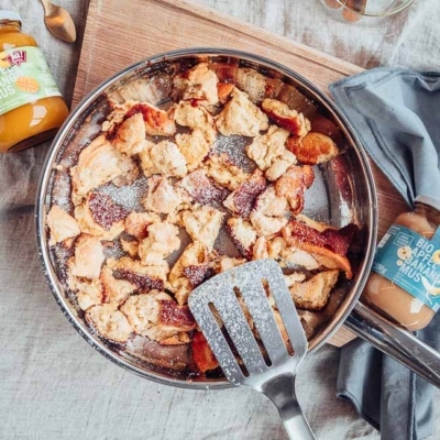 Skyr Kaiserschmarrn mit Fruchtmus