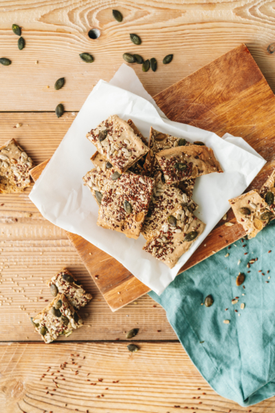 Bio-Roggen-Vollkorn-Knäckebrot.