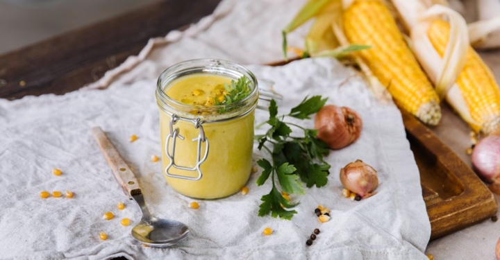 Schnelle Mais-Cremesuppe