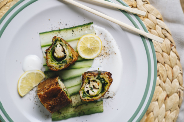 Austrian Sushi mit geräucherter Lachsforelle