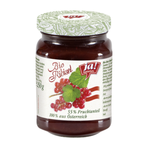 Bio-Rote Ribisel Konfitüre extra