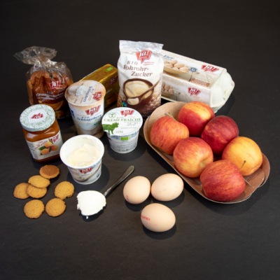 Alle im Rezept genannten Zutaten.