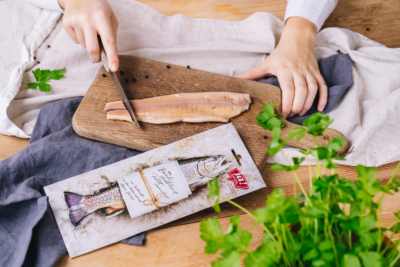 Bio-Bachsaibling geräuchert