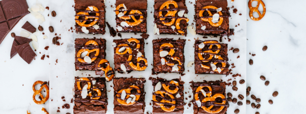 Fudgy Kaffee Brownies (vegan)