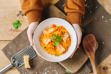 Karottensaft Risotto