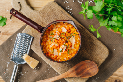 Karottensaft Risotto