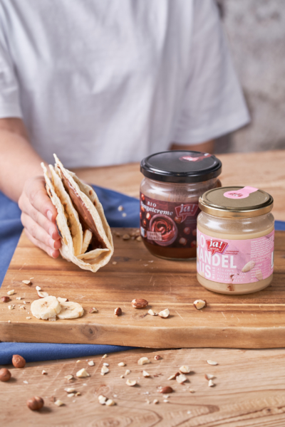 Süßer Tortilla Wrap