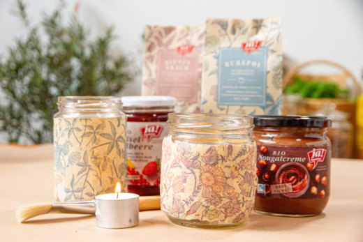 Upcycling Teelichthalter Mundwerk