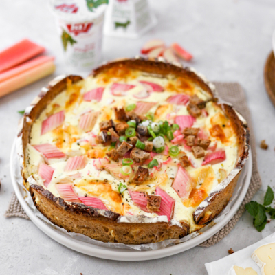 Brotreste Tarte Rhabarber Ziegenkäse cookiteasy.at