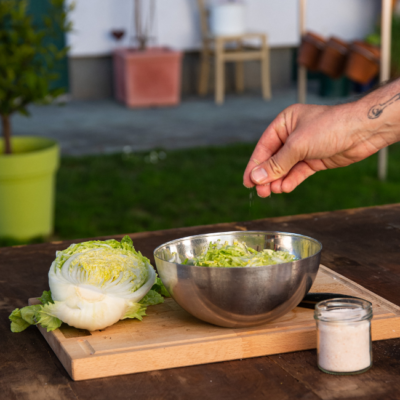 Chinakohl mit Fisolen Marchello