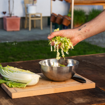 Chinakohl mit Fisolen Marchello