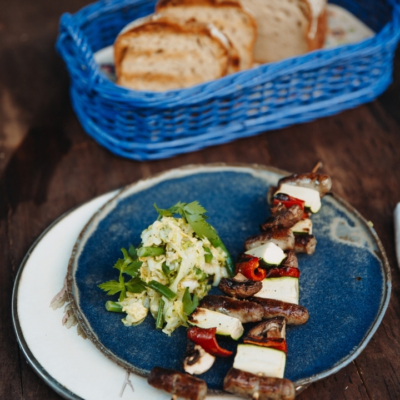 Rostbratwürstel-Spieß Marchello