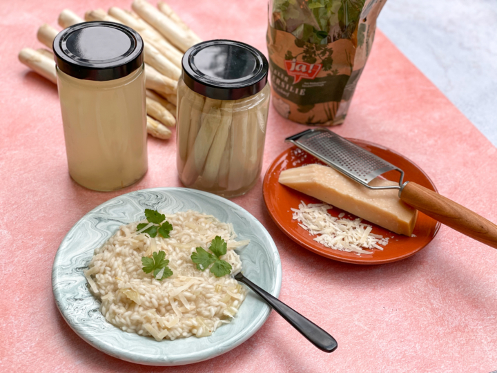 Risotto mit Spargelsud