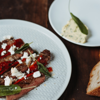 Rib Eye mit Zitronen-Salbei-Butter Marchello