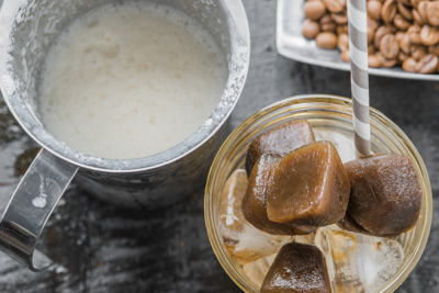 selbstgemachter Bio-Eiskaffee