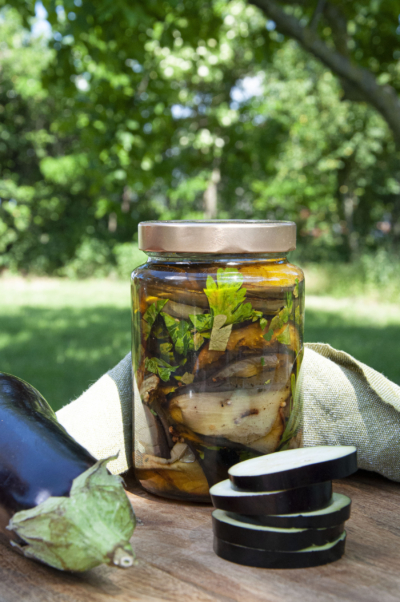 eingelegte Melanzani Karma Food