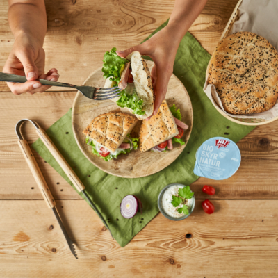 Fladenbrot mit Minutensteak