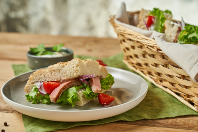 Fladenbrot mit Minutensteak