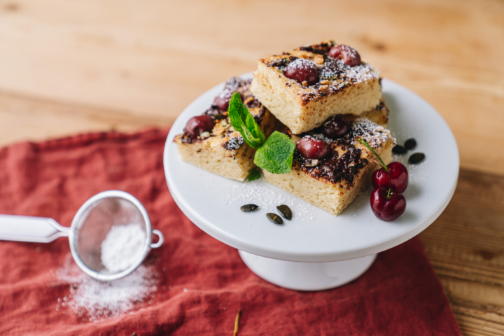 Kirschenkuchen vom Blech