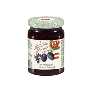 Bio-Fruchtaufstrich Zwetschke-Holunder
