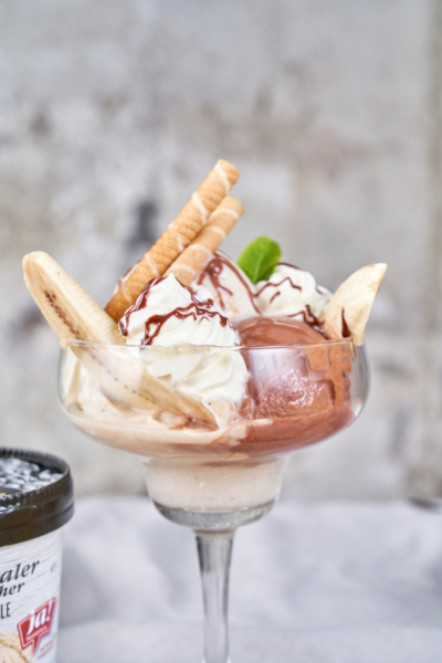 Bananensplit Bio-Eis