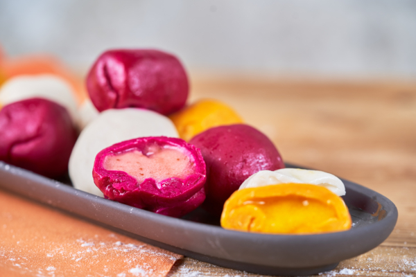 Selbstgemachte Mochi mit Bio-Eis