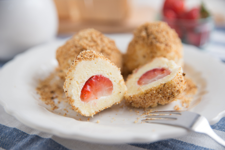 Erdbeer-Topfen-Knödel