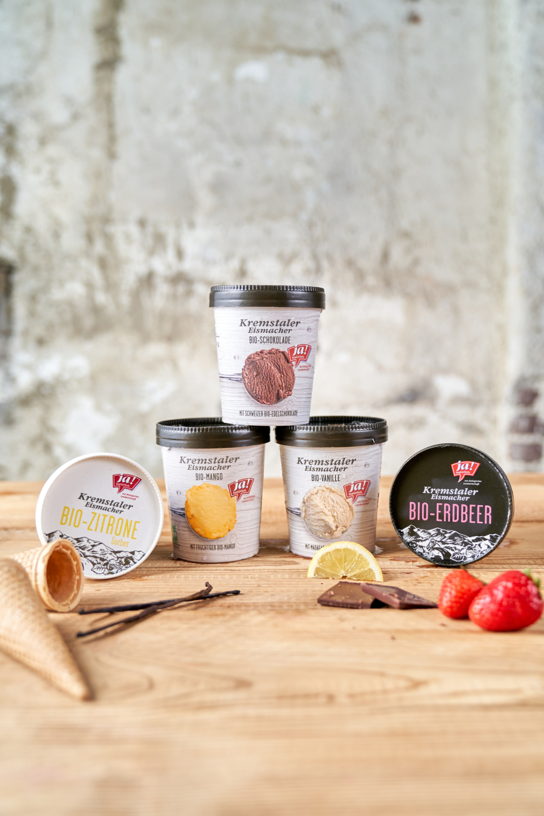 Von klassisch bis vegan: Palmölfreies Bio-Eis von den Kremstaler Eismachern