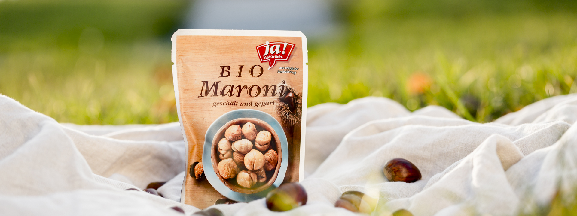 Bio-Maroni in Verpackung