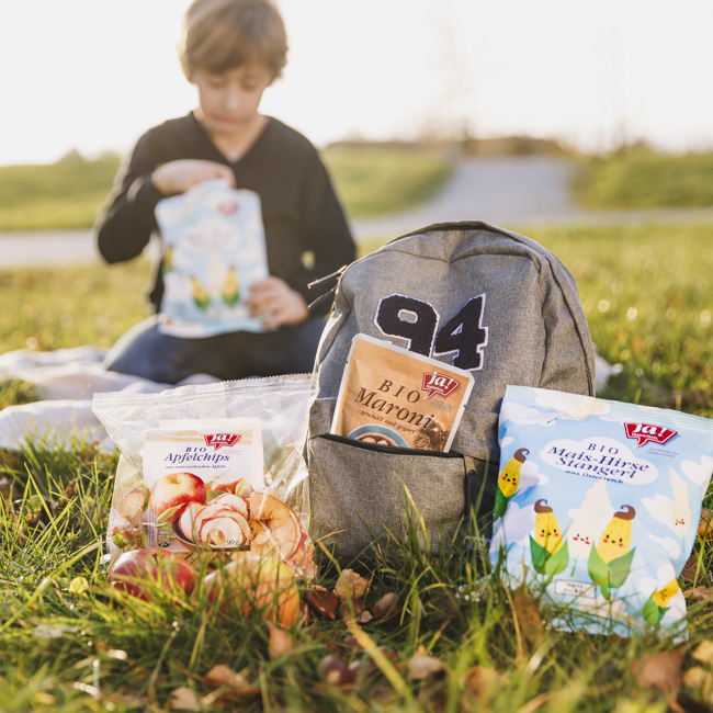3 gesunde Bio-Snacks ohne Zucker-Zusatz für Groß und Klein
